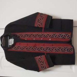 Rare Vintage wool coat made in Vermont Lanya Scandinavian inspired